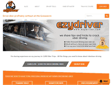 Tablet Screenshot of ezydriver.com